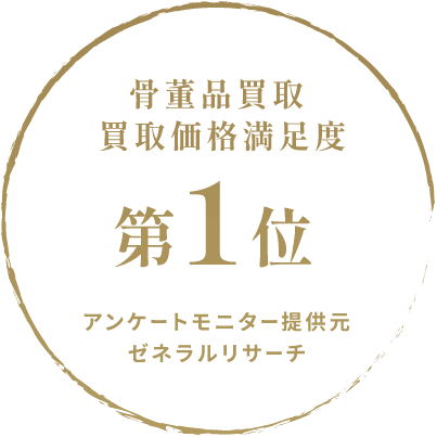 骨董品買取買取書価格満足度第1位アンケートモニター提供元ゼネラルリーチ