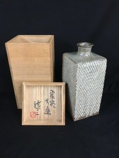 京焼　真清水蔵六　霊芝取手付花瓶　骨董品 五代 真清水蔵六 眞清水蔵六の買取｜骨董品・美術品買取こたろう