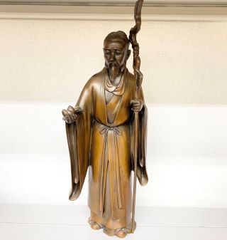 もも仙人　銅製 彫刻/銅製桃仙人置物 絵画/複製画の買取実績｜骨董品・美術品