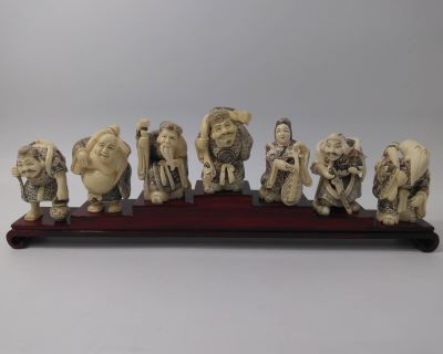 江戸時代 古銅 七福神骨董品 古物保証