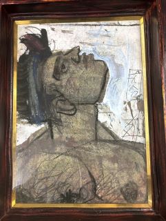 黒田重太郎、【芽出し頃の芦の湖】、希少な大判額装用画集より、美品 アンティーク絵葉書専門店 ポケットブックス / 六甲雨霽 黒田