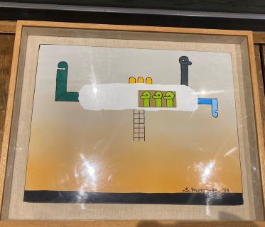 物故巨匠洋画家作品 村田省蔵 10号 「大和路春」 【正光画廊・5500点